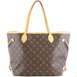 Louis Vuitton Neverfull MM Monogram Rose Ballerine Front