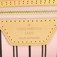 Louis Vuitton Neverfull MM Monogram Rose Ballerine Stamp