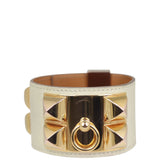 Hermes Collier de Chien Bracelet Small Front
