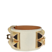 Hermes Collier de Chien Bracelet Small Left Side
