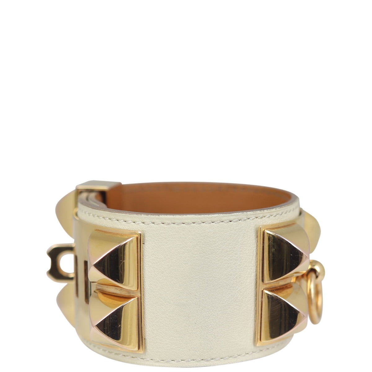 Hermes Collier de Chien Bracelet Small Left Side
