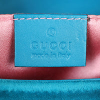 Gucci GG Marmont Velvet Mini Shoulder Bag Stamp
