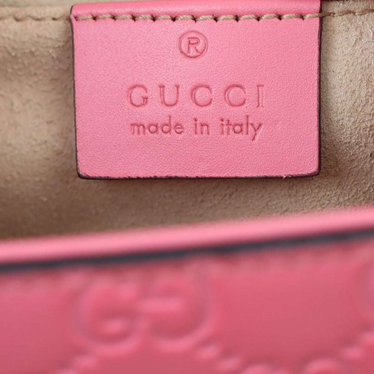 Gucci GG Guccissima Small Padlock Bag Stamp
