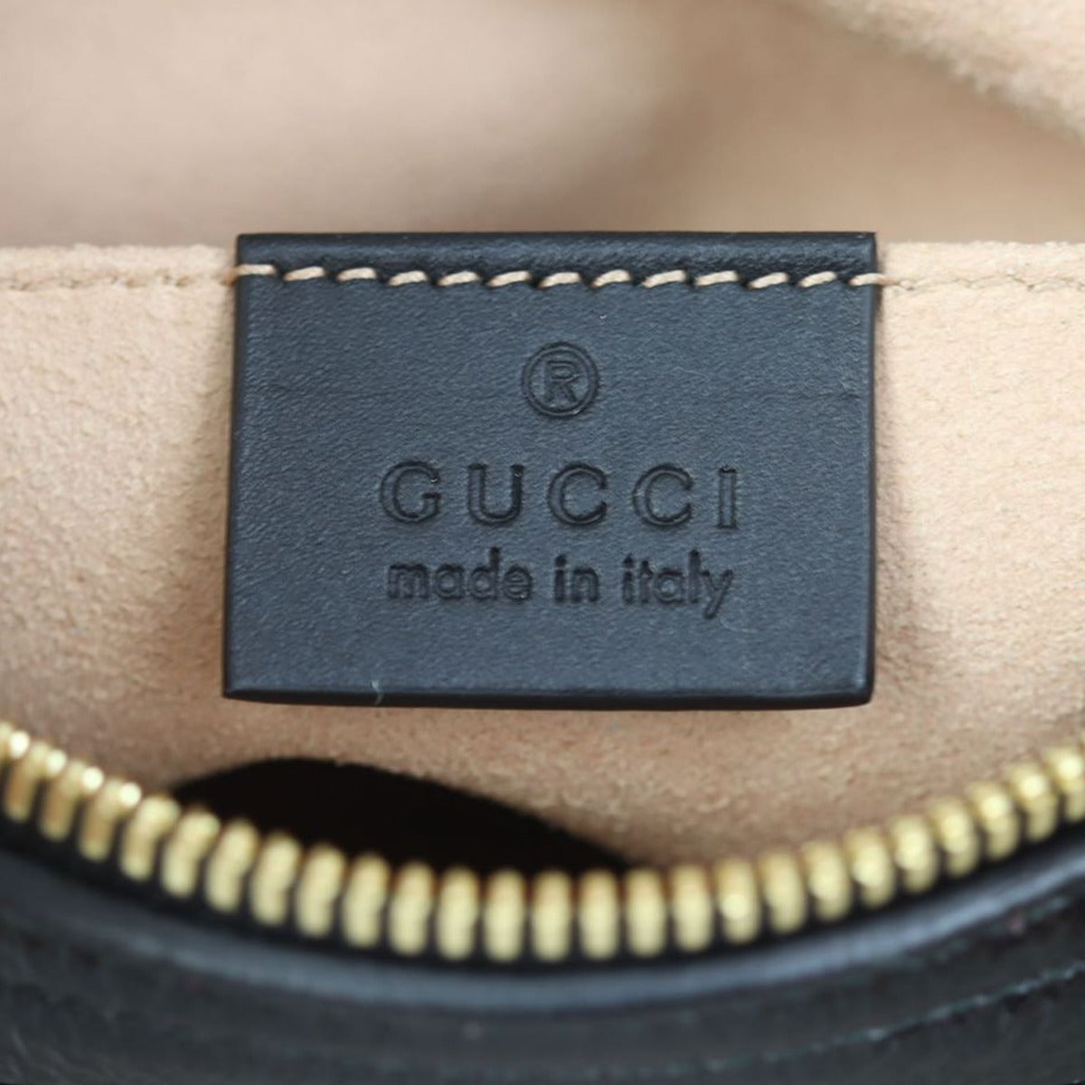 Gucci Ophidia Suede Belt Bag Stamp
