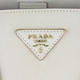 Prada Saffiano Bi-Colour Shopping Tote Hardware
