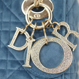 Dior Lady Dior Mini Velvet Hardware
