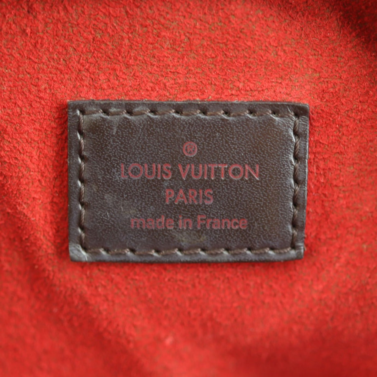 Louis Vuitton Evora MM Damier Ebene Stamp
