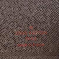 Louis Vuitton Brazza Wallet Damier Ebene Stamp
