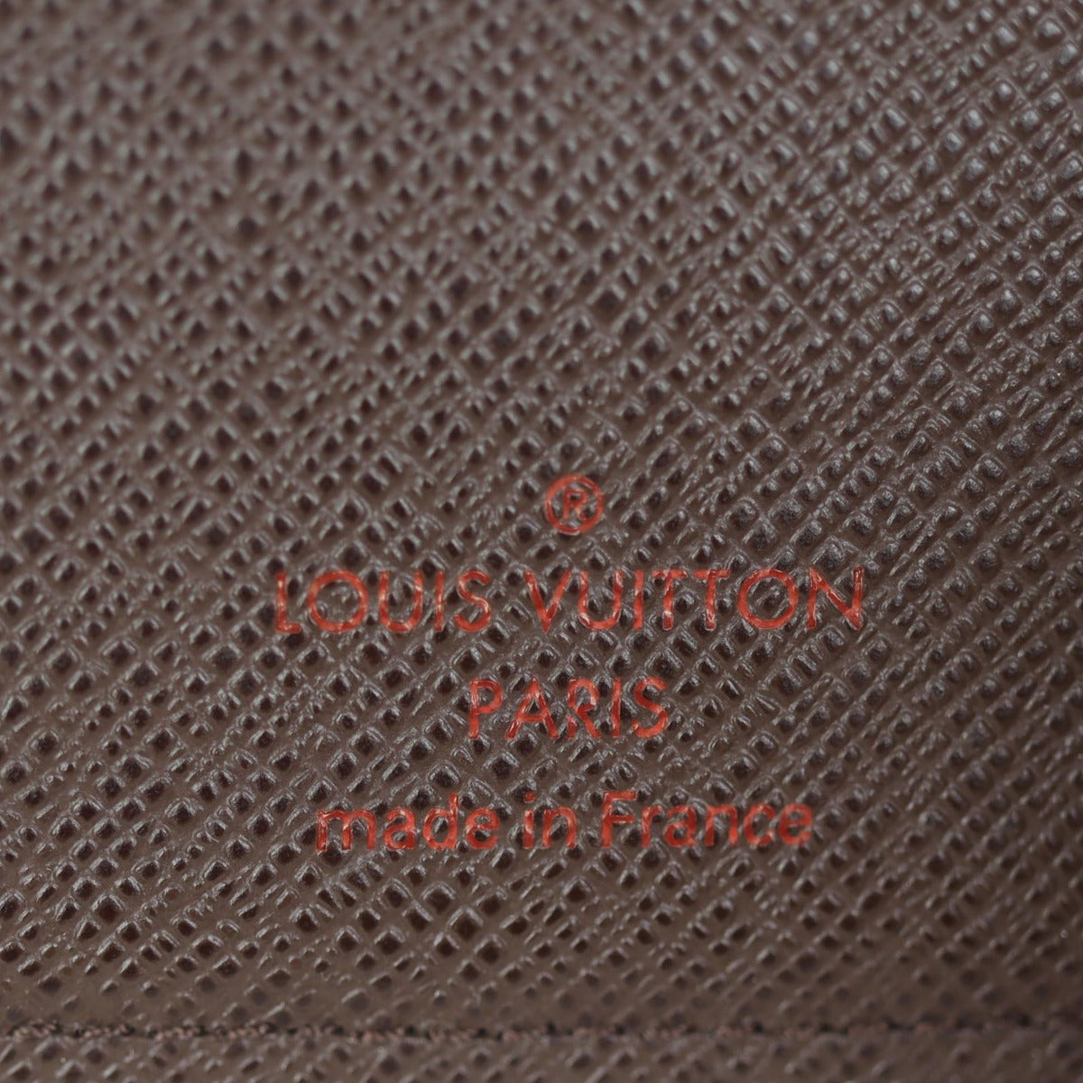 Louis Vuitton Brazza Wallet Damier Ebene Stamp
