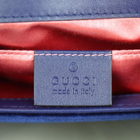 Gucci GG Marmont Velvet Mini Shoulder Bag Stamp
