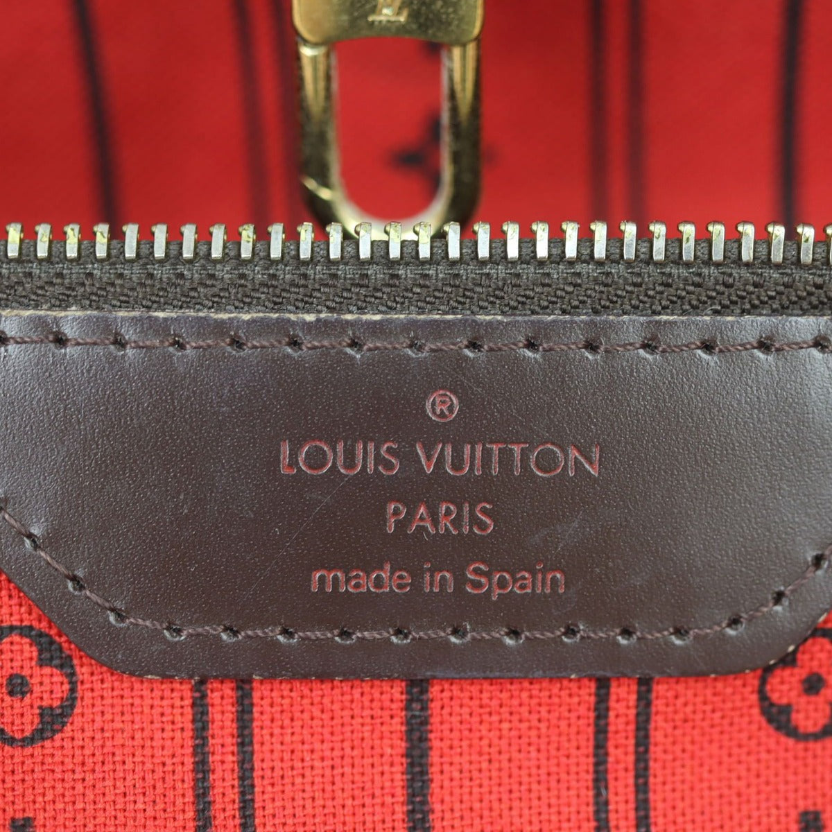 Louis Vuitton Neverfull MM Damier Ebene Stamp
