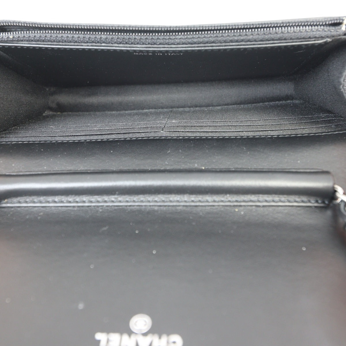 Chanel Paris-Shanghai Wallet on Chain Studded Canvas