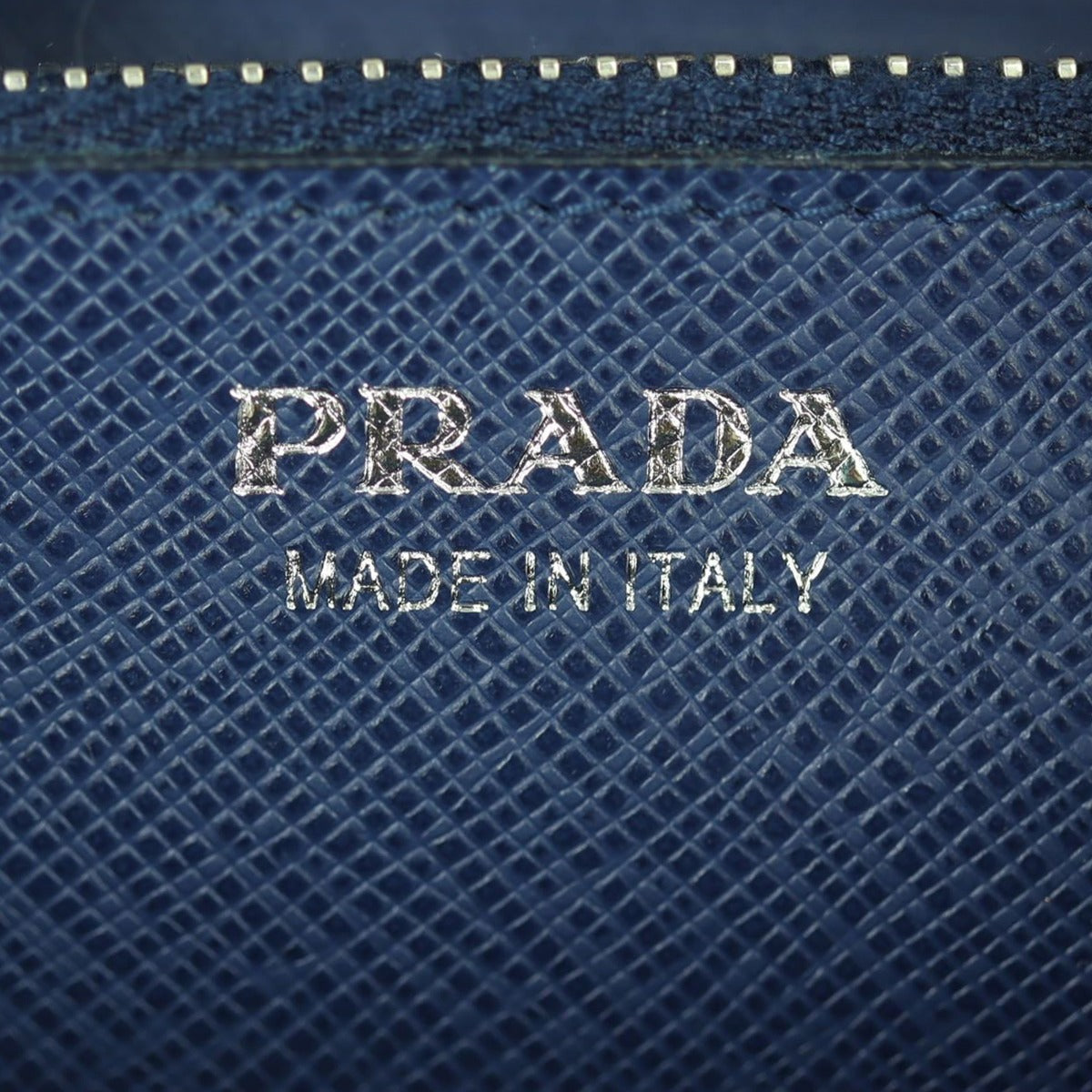 Prada Saffiano Lock Wallet Stamp
