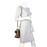 Louis Vuitton Alma BB Damier Ebene | Red Textile