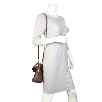 Louis Vuitton Alma BB Damier Ebene | Red Textile