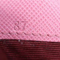 Prada Saffiano Metal Wallet on Chain Date code
