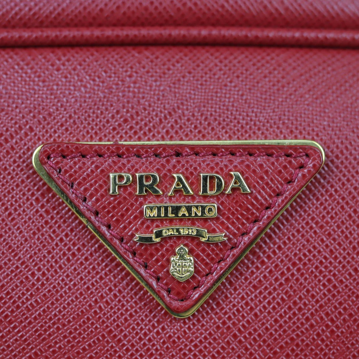 Prada Saffiano Lux Bauletto Bag Hardware
