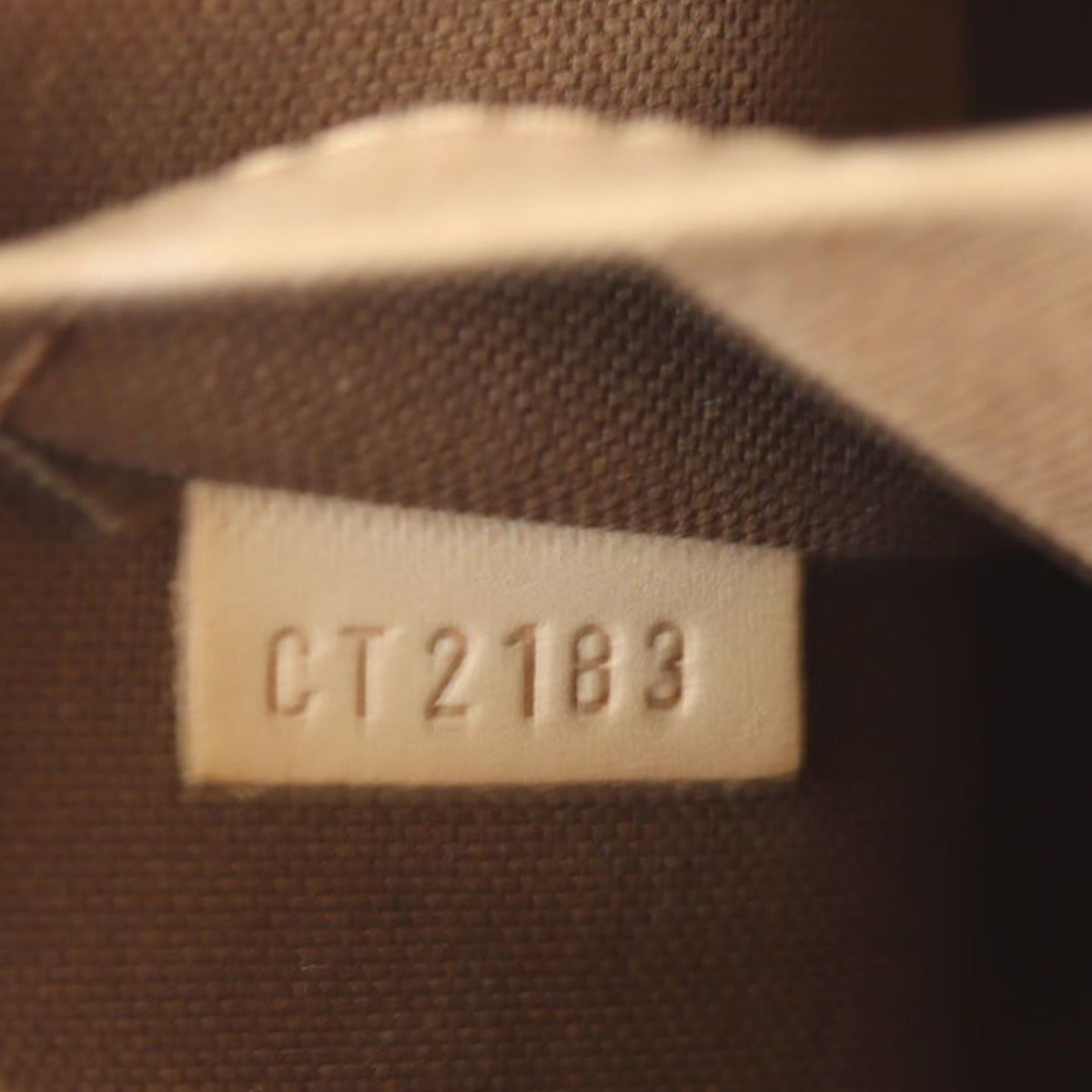 Louis Vuitton Alma PM Monogram Date code
