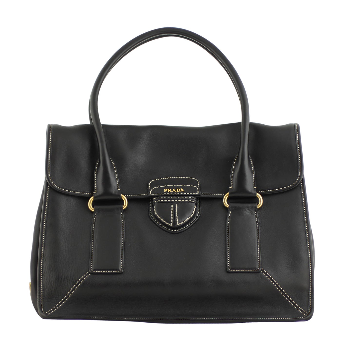 Prada City Flap Tote Front