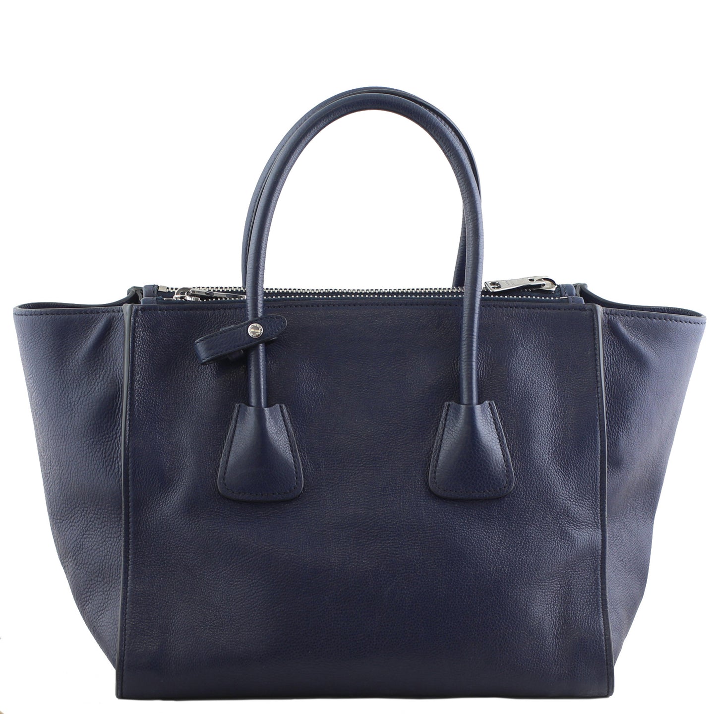 Prada Twin Pocket Glace Calfskin Tote  back