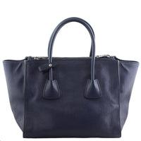 Prada Twin Pocket Glace Calfskin Tote  back