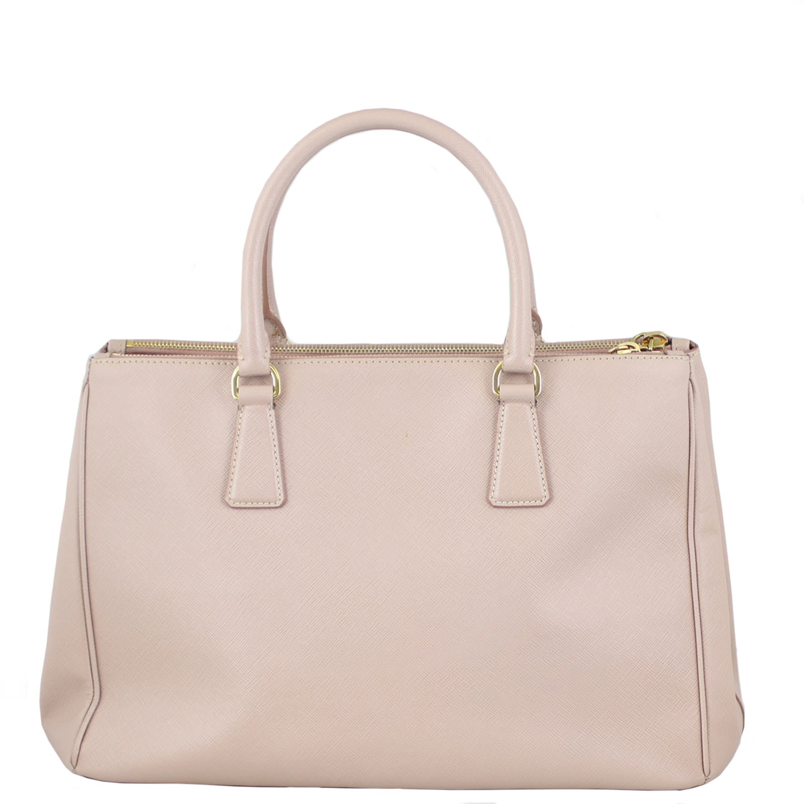 Prada Saffiano Galleria Double Zip Tote back