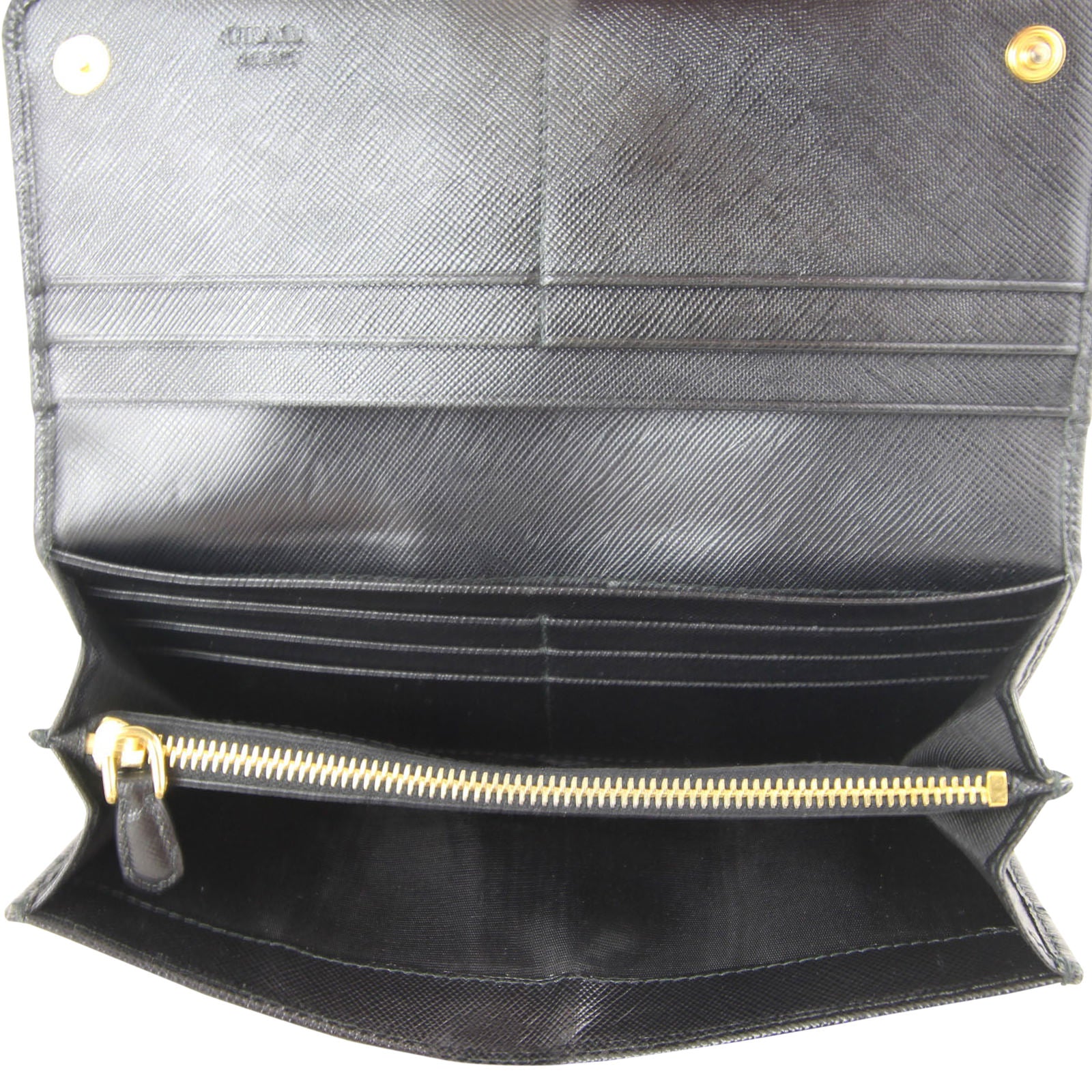 Prada Bow Continental Wallet Interior