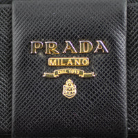 Prada Bow Continental Wallet Logo