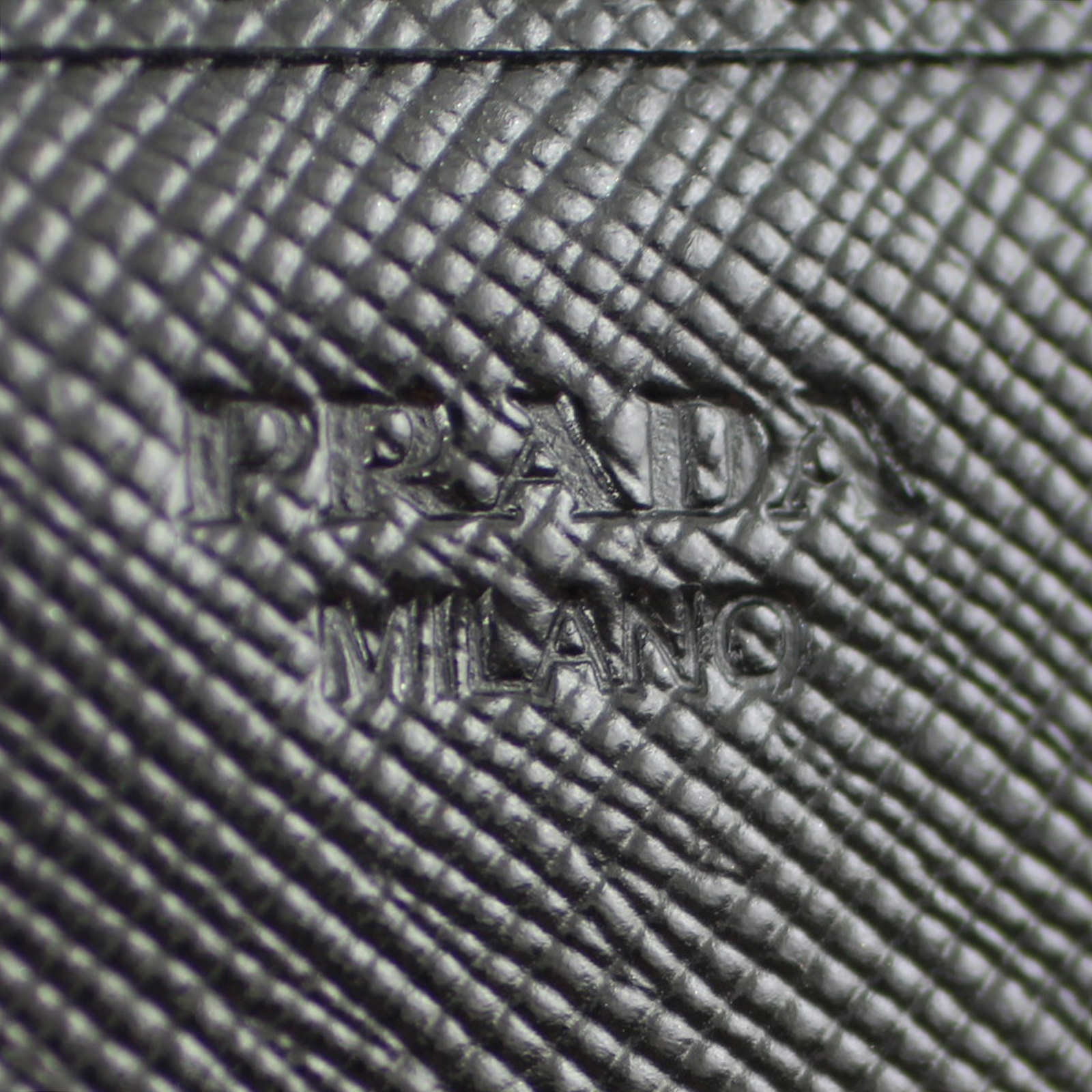 Prada Bow Continental Wallet Stamp