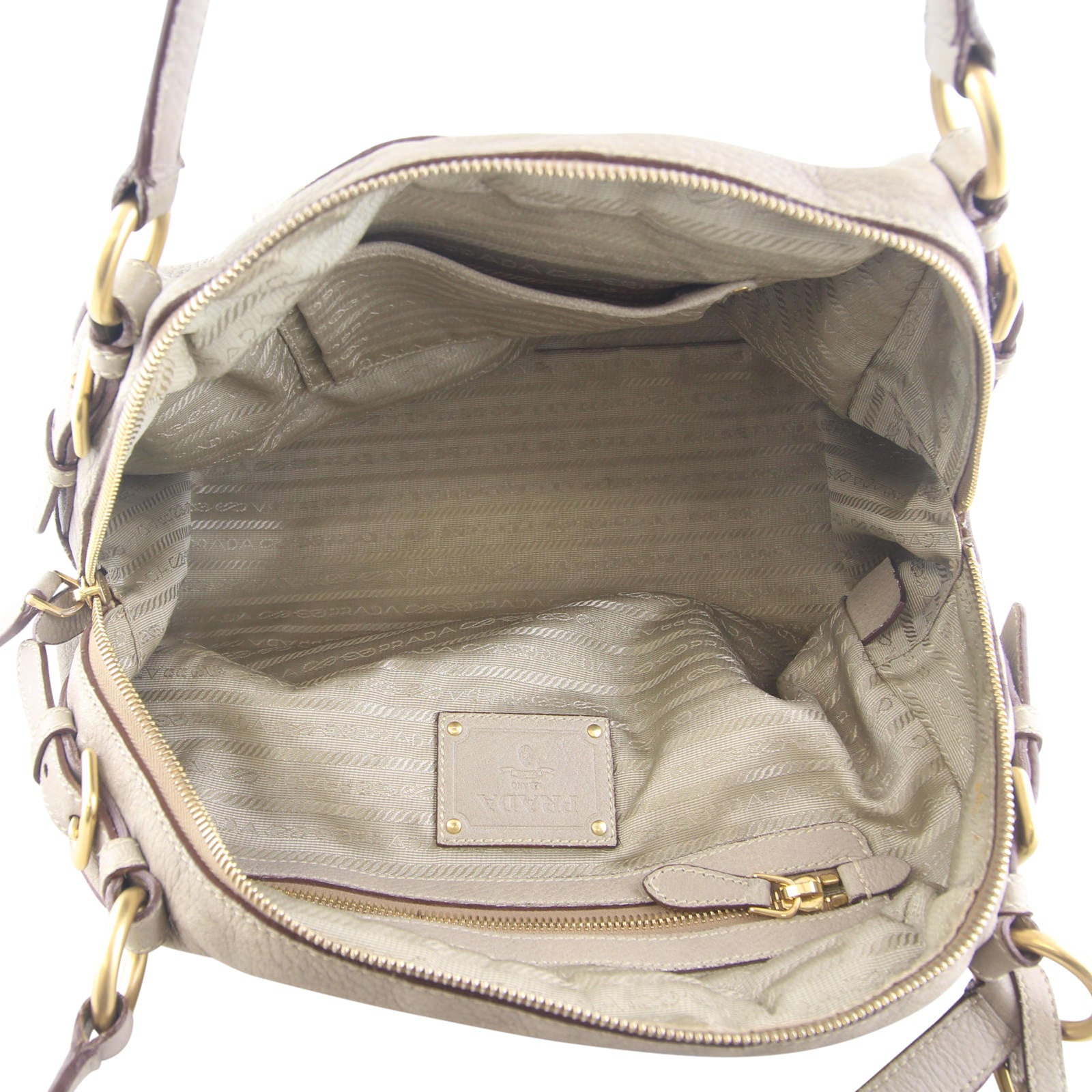 Prada Bowler Bag Interior