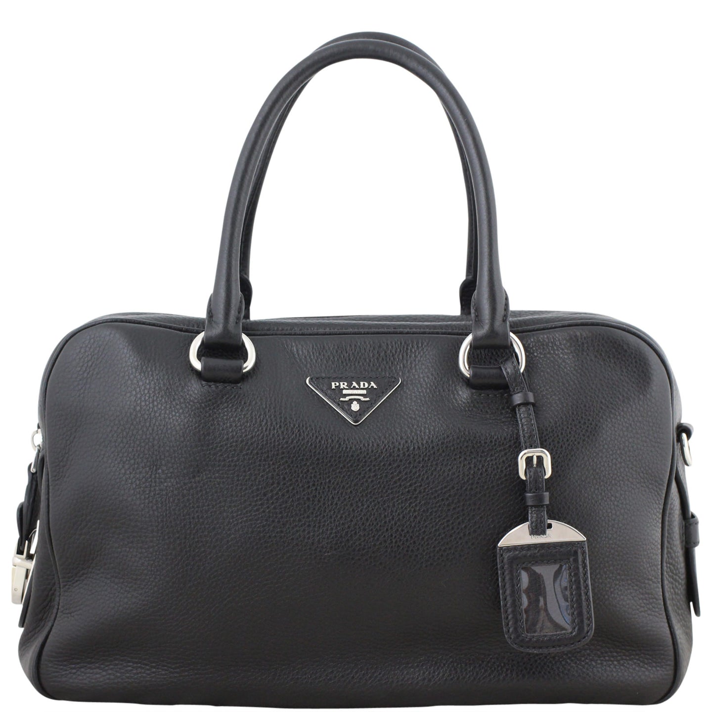 Prada Vitello Daino Bauletto Bag Front