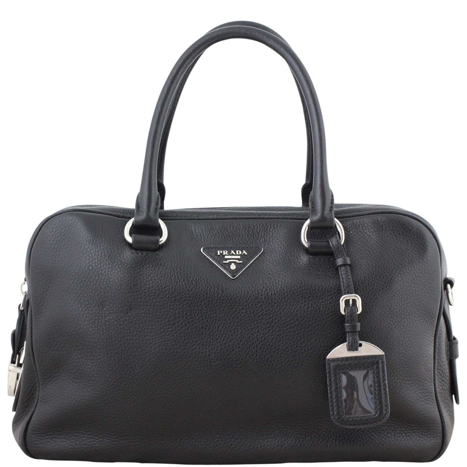 Prada Vitello Daino Bauletto Bag Front