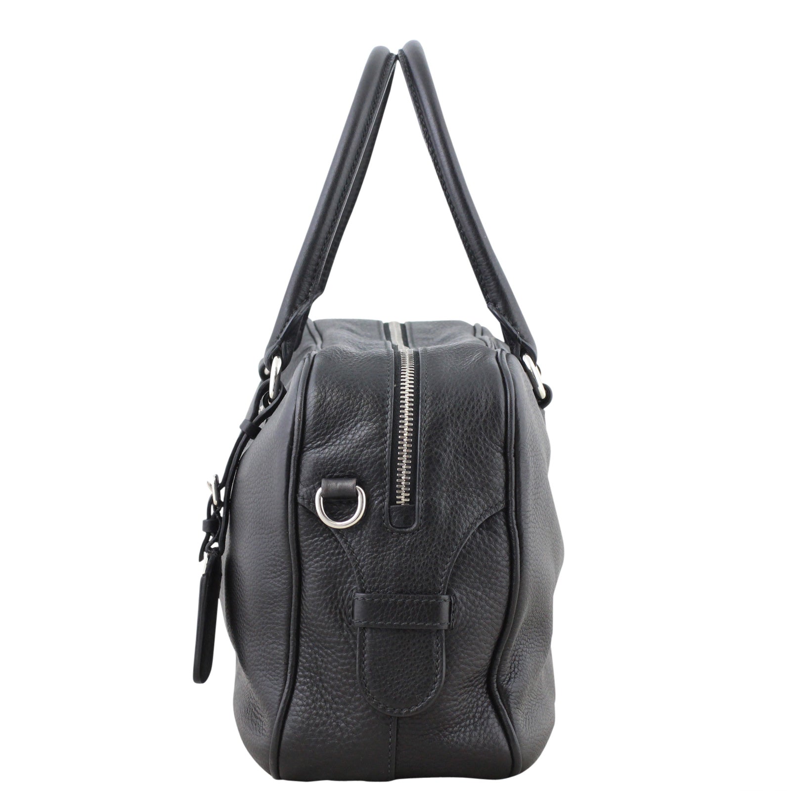 Prada Vitello Daino Bauletto Bag Left