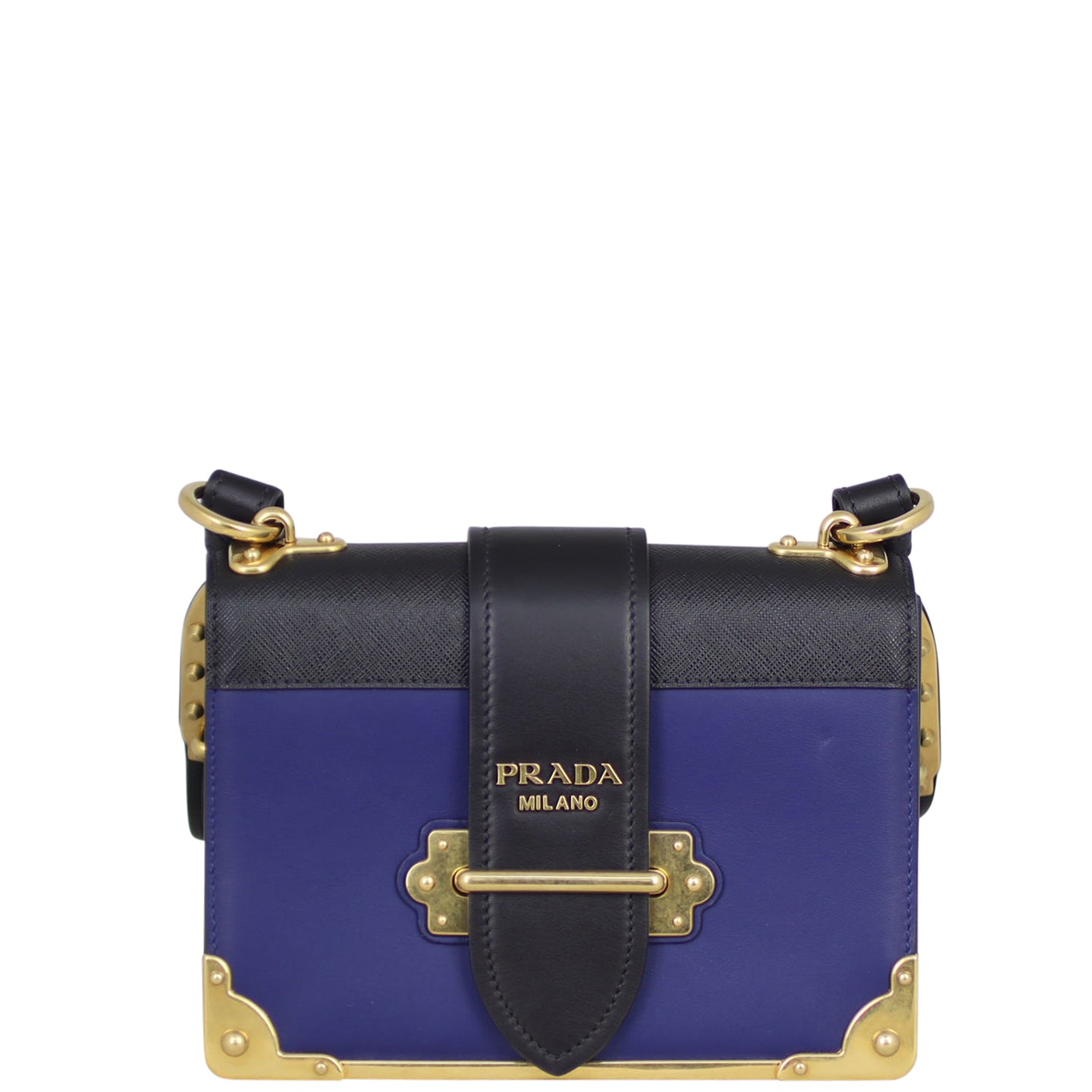 Prada Cahier Shoulder Bag Front