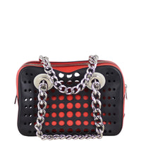 Prada Calfskin City Fori Chain Shoulder Bag Front