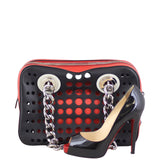 Prada Calfskin City Fori Chain Shoulder Bag Scale