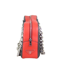 Prada Calfskin City Fori Chain Shoulder Bag Left