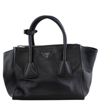 Prada Calfskin Twin Pocket Tote Front