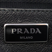 Prada Calfskin Twin Pocket Tote Internal Logo