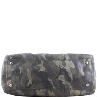 Prada Fumo Saffiano Leather Camouflage Tote Bag Base