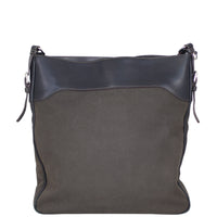 Prada Canvas Logo Messenger Back