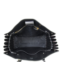 Prada City Calf Bibliotheque Bag Interior
