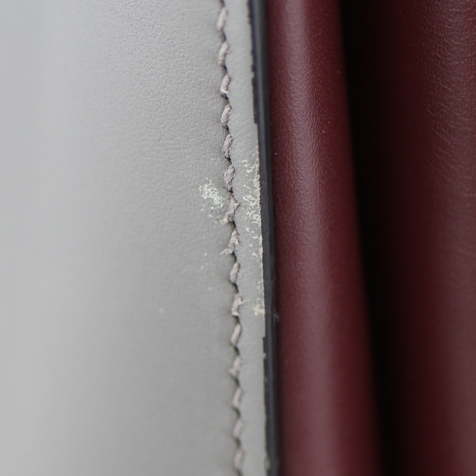 Prada City Calf Bibliotheque Bag Peelings