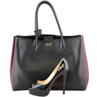 Prada City Calf Bibliotheque Bag Scale