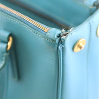 Prada Saffiano Galleria Double Zip Wear