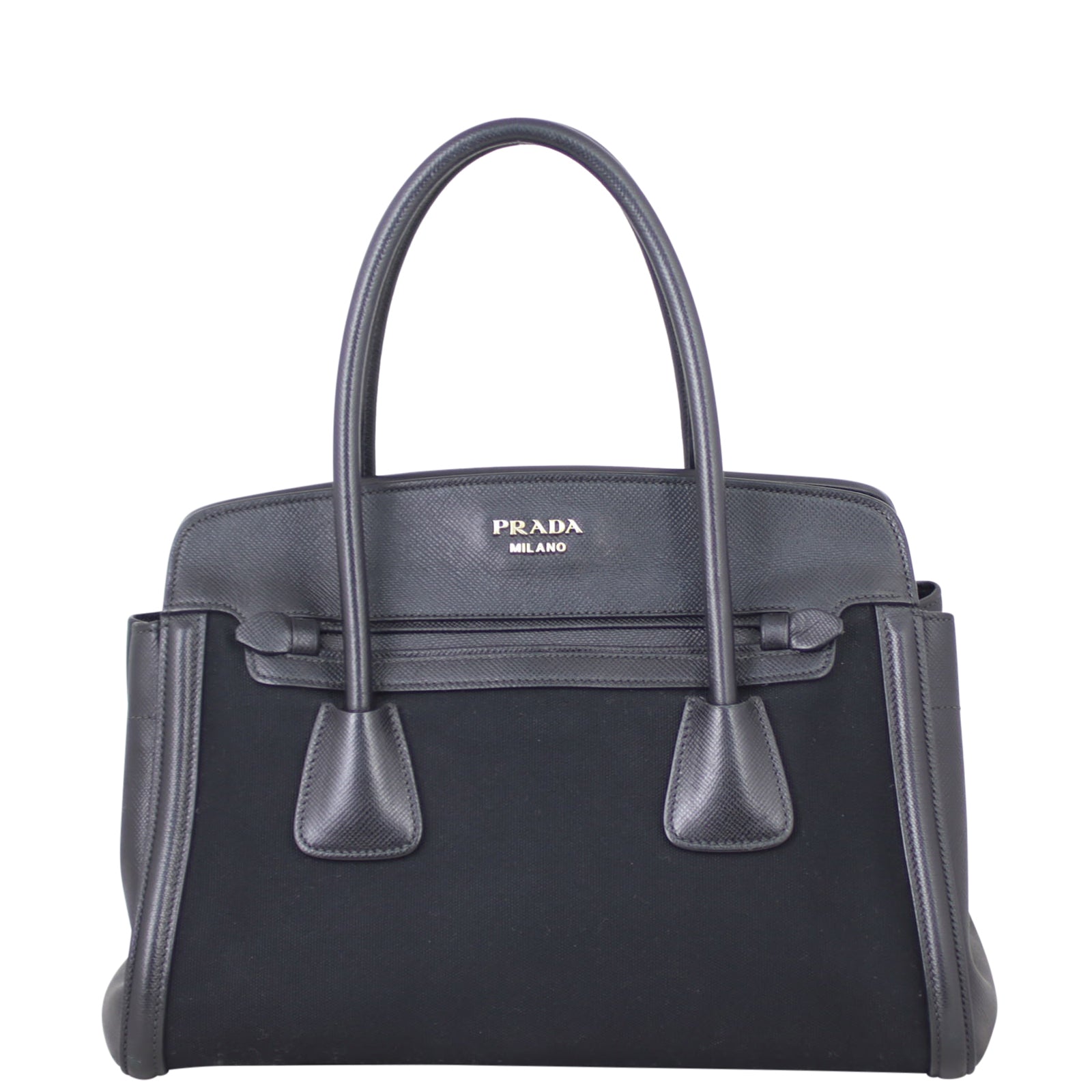 Prada Cuir Frame Tote Front