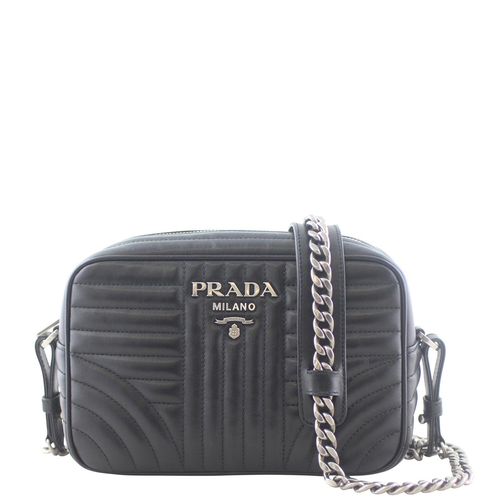 Prada Diagramme Camera Bag Front