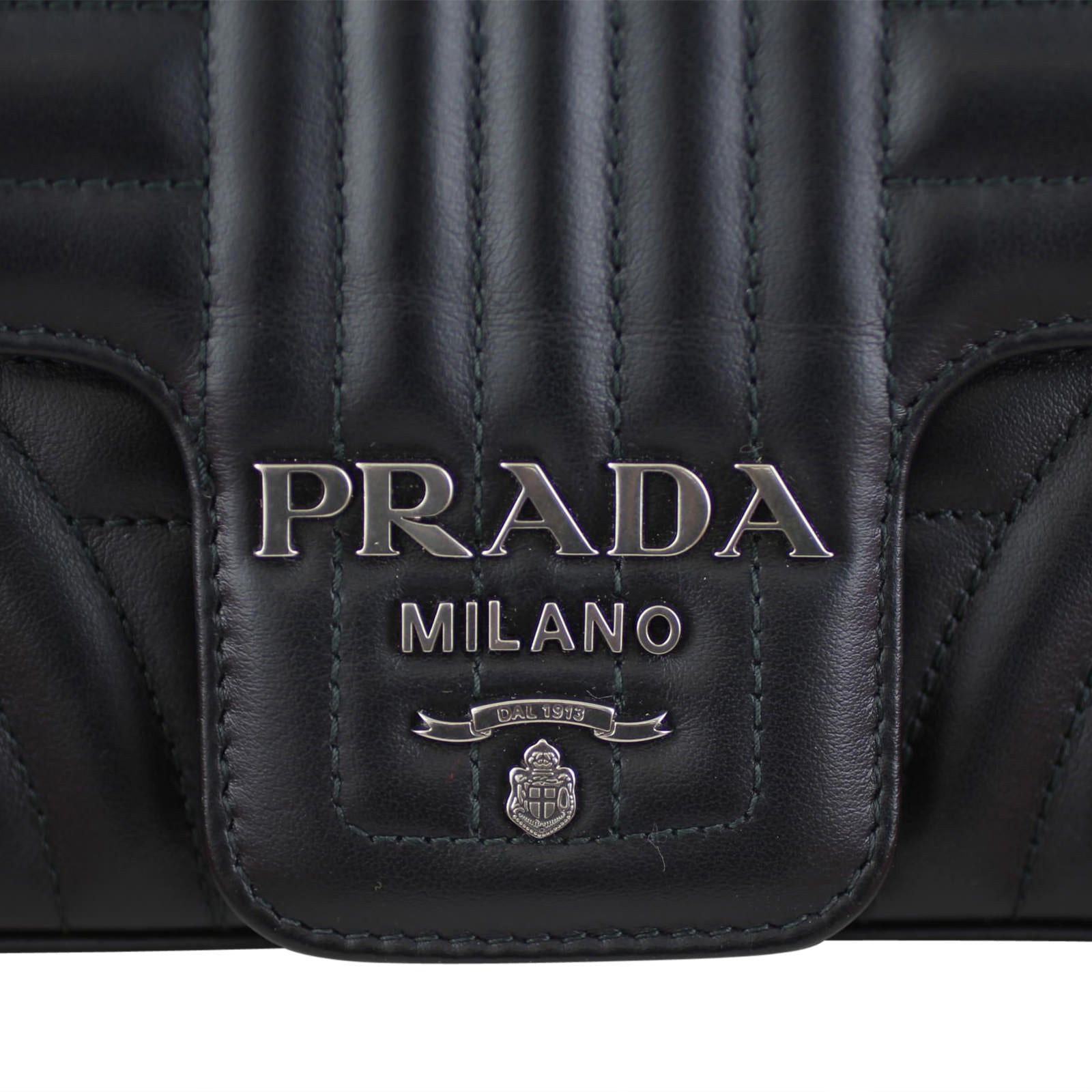 Prada Diagramme Medium Shoulder Bag Logo