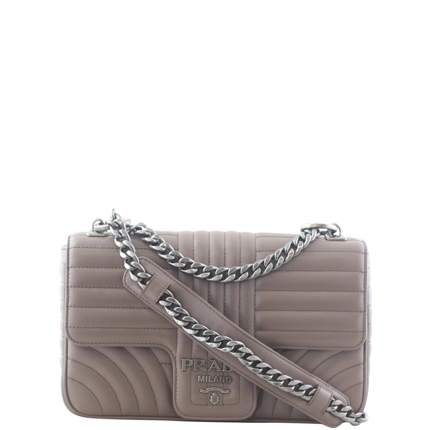 Prada Diagramme Shoulder Bag Front