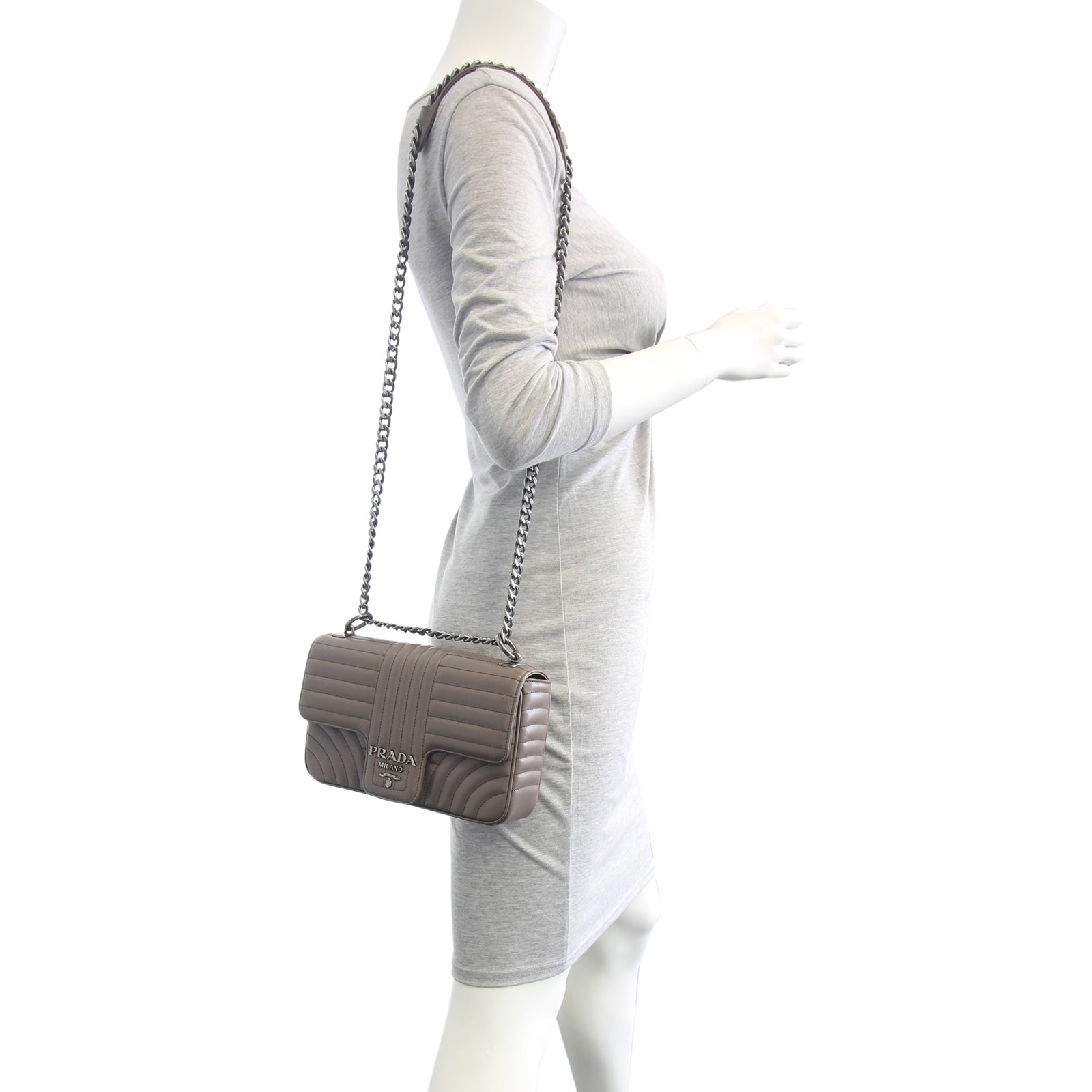 Prada Diagramme Shoulder Bag Mannequin